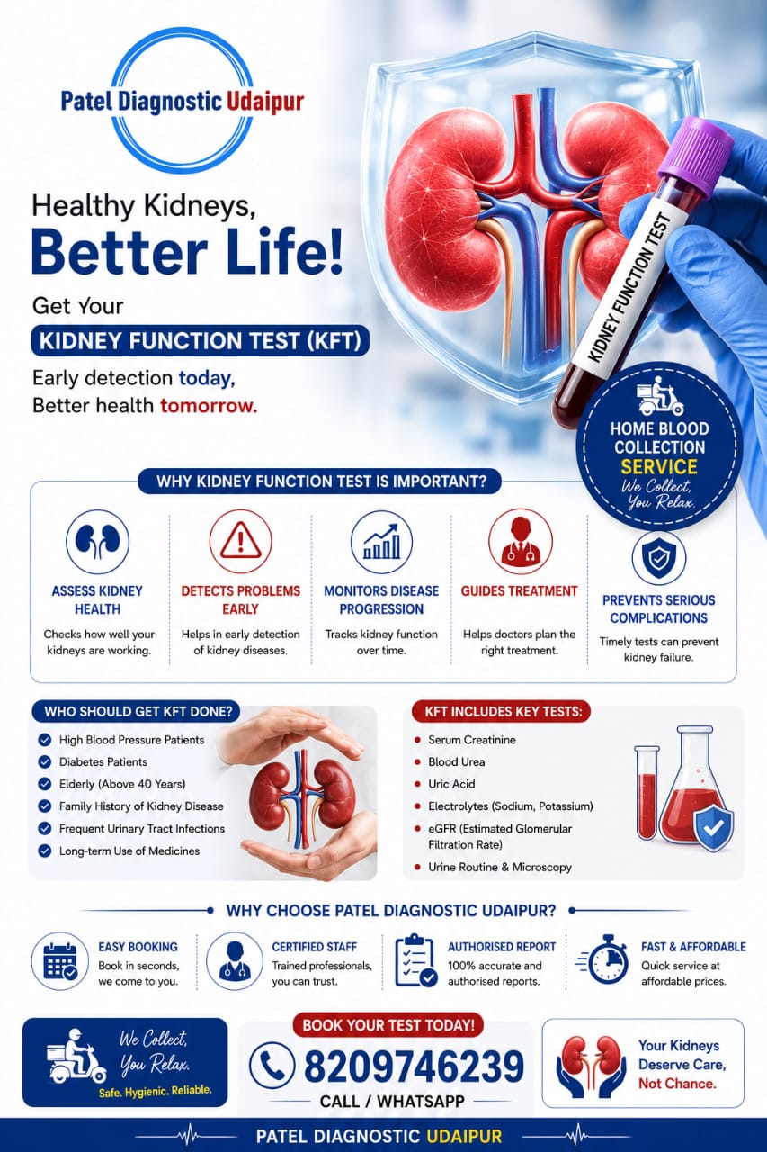 Kidney Function Test KFT Facility in Udaipur